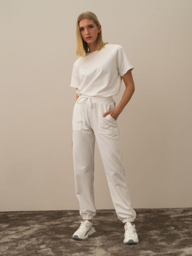 Cotton Oversized Sweat Pants - Xint