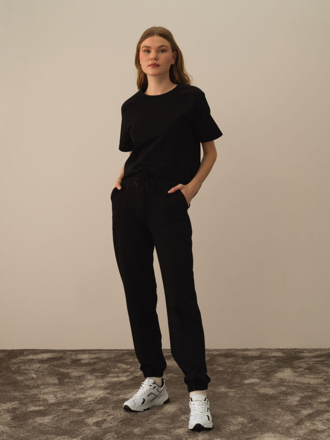 Cotton Oversized Sweat Pants - Xint
