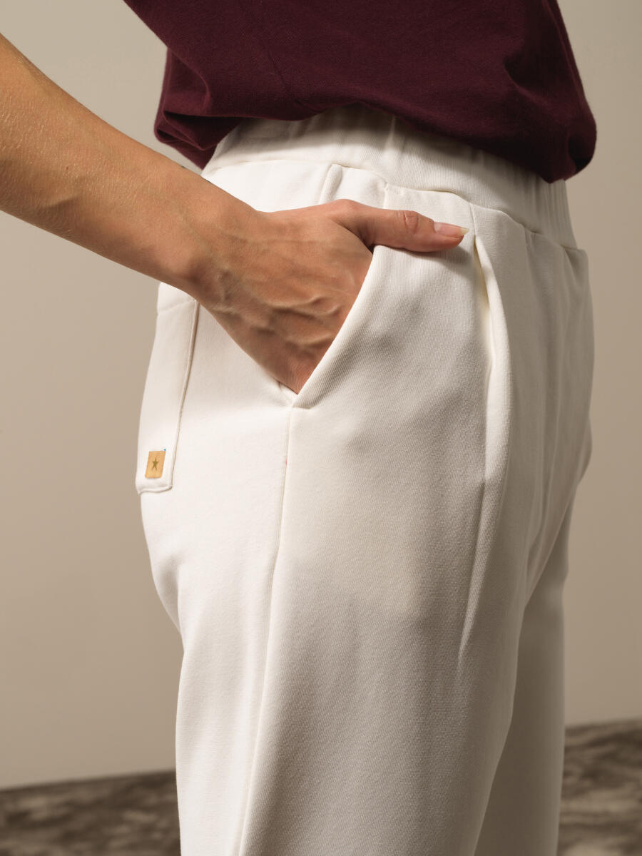 Cotton Oversized Sweat Pants - 4