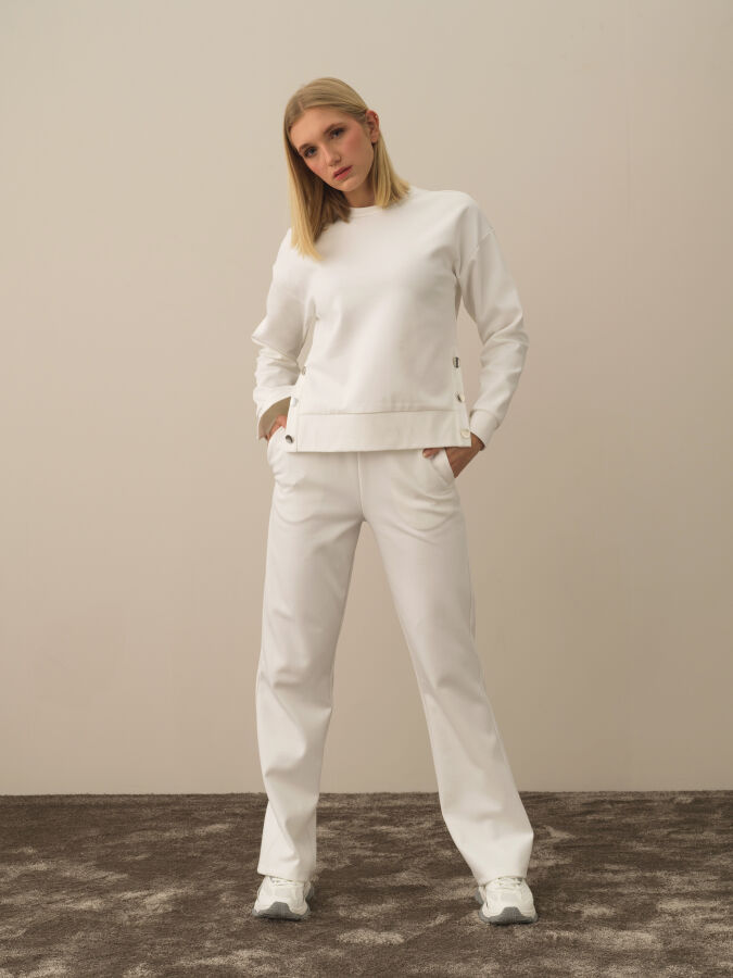 Cotton Oversized Sweatshirt - Xint