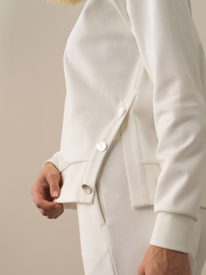 Cotton Oversized Sweatshirt - Xint