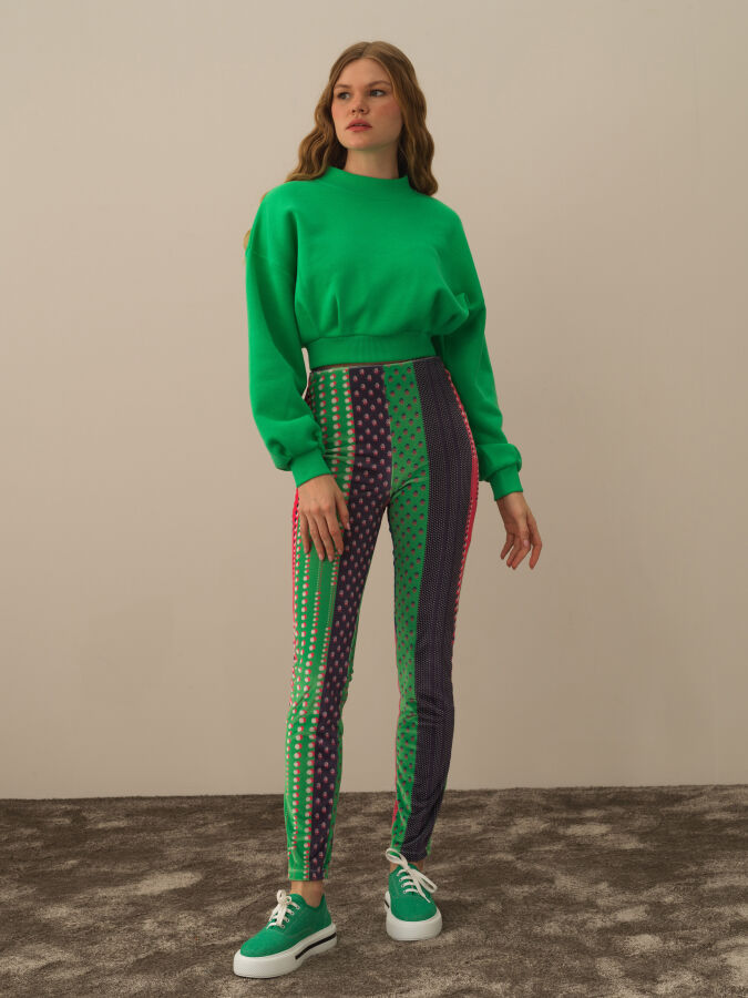 Cotton Regular Fit Back Printed Sweatshirt - Xint