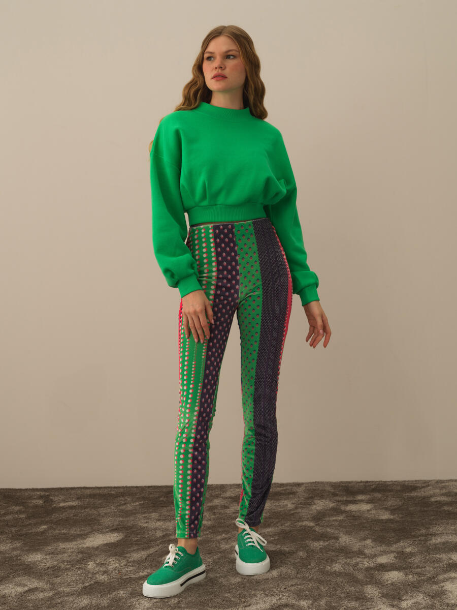 Cotton Regular Fit Back Printed Sweatshirt - 2