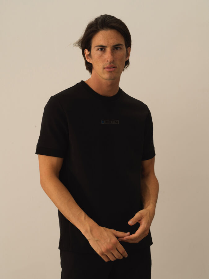 Cotton Regular Fit Back Printed T-Shirt - Xint