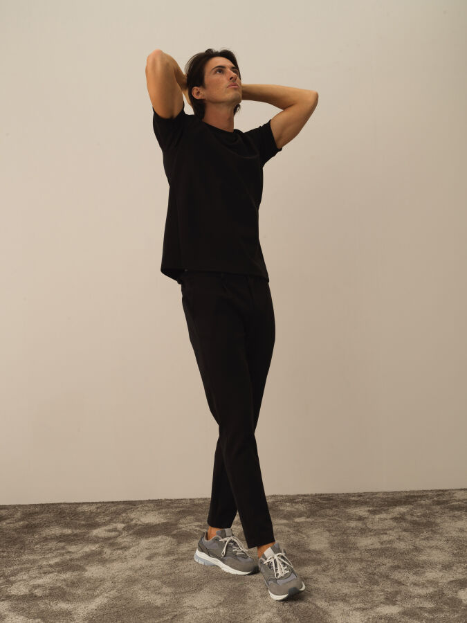 Cotton Regular Fit Back Printed T-Shirt - Xint