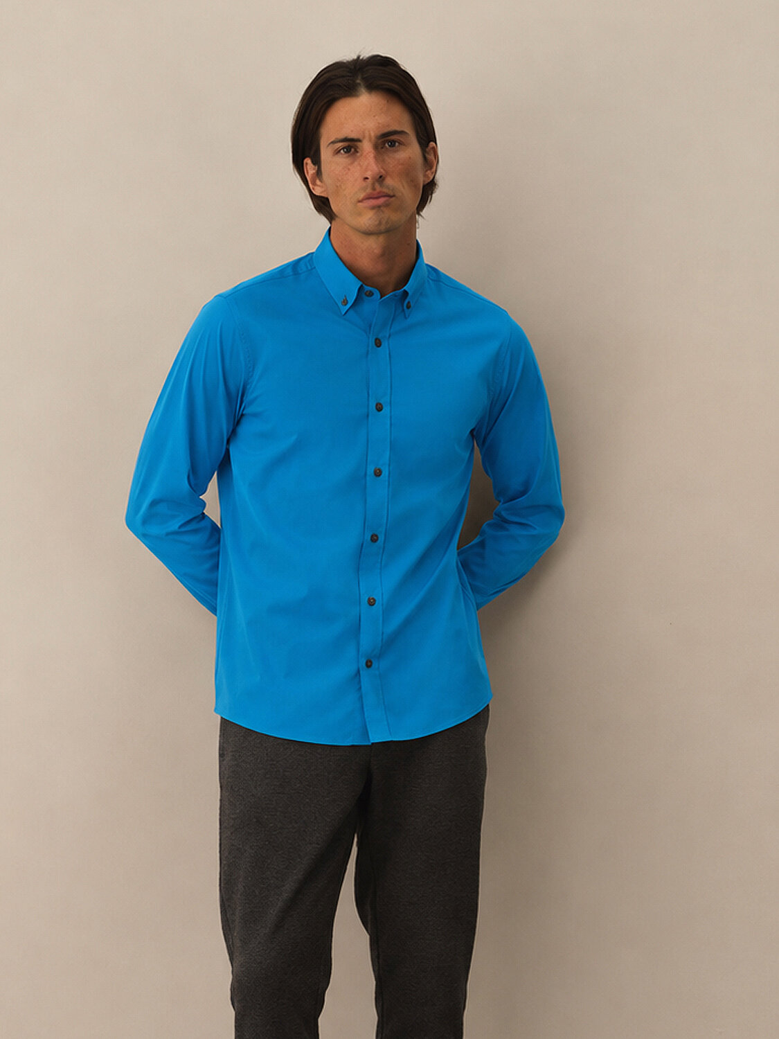Cotton Regular Fit Basic Shirt - 1