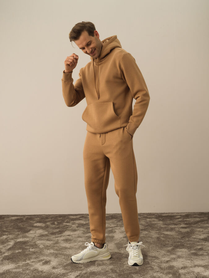Cotton Regular Fit Basic Sweat Pants - Xint