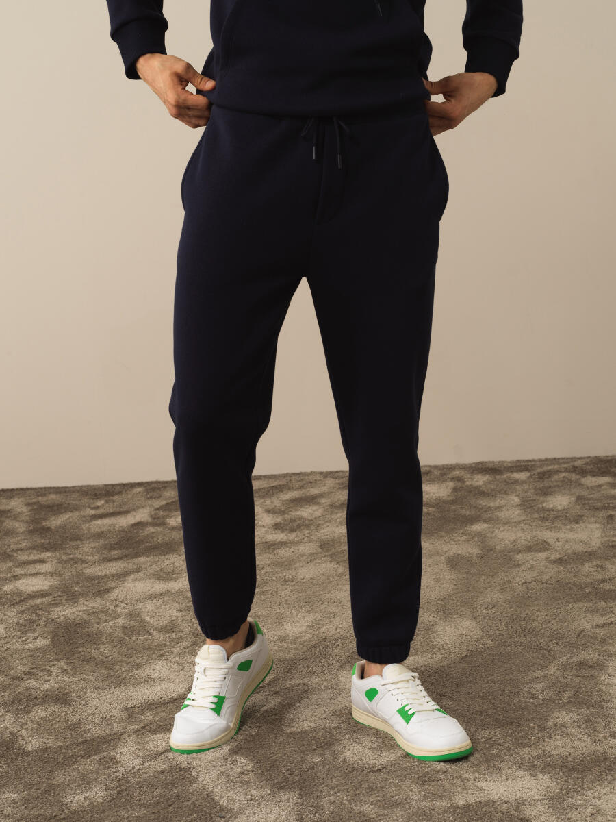 Cotton Regular Fit Basic Sweat Pants