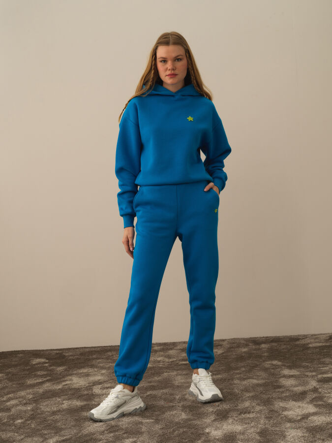 Cotton Regular Fit Basic Sweat Pants - Xint