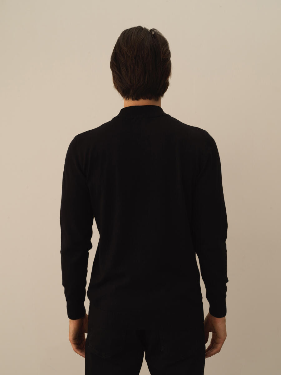 Cotton Regular Fit Basic Sweater - 3