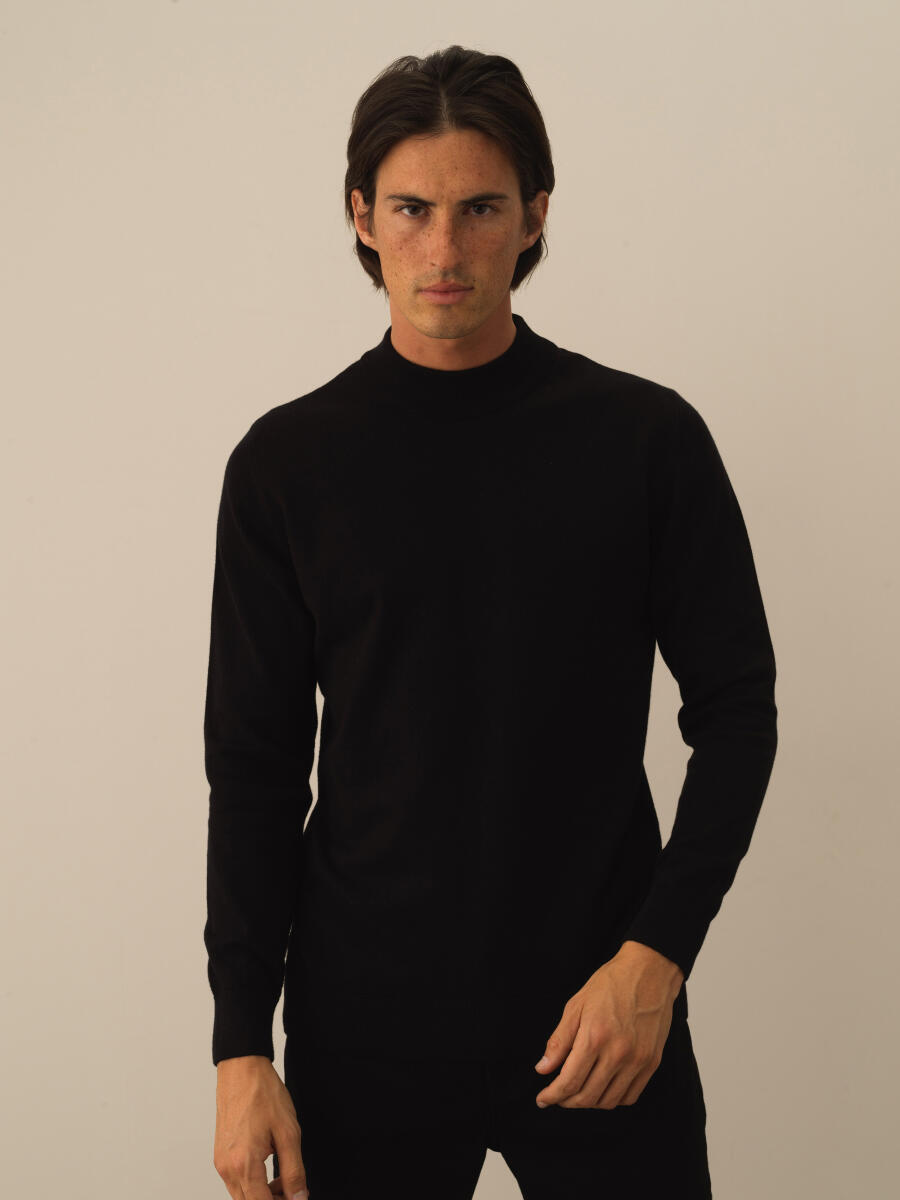 Cotton Regular Fit Basic Sweater - 1