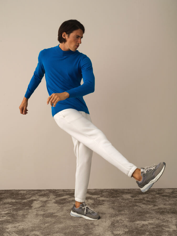 Cotton Regular Fit Basic Sweater - Xint