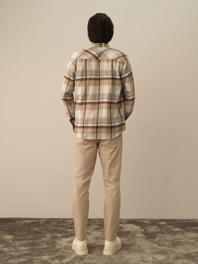 Cotton Regular Fit Checked Shirt - Xint