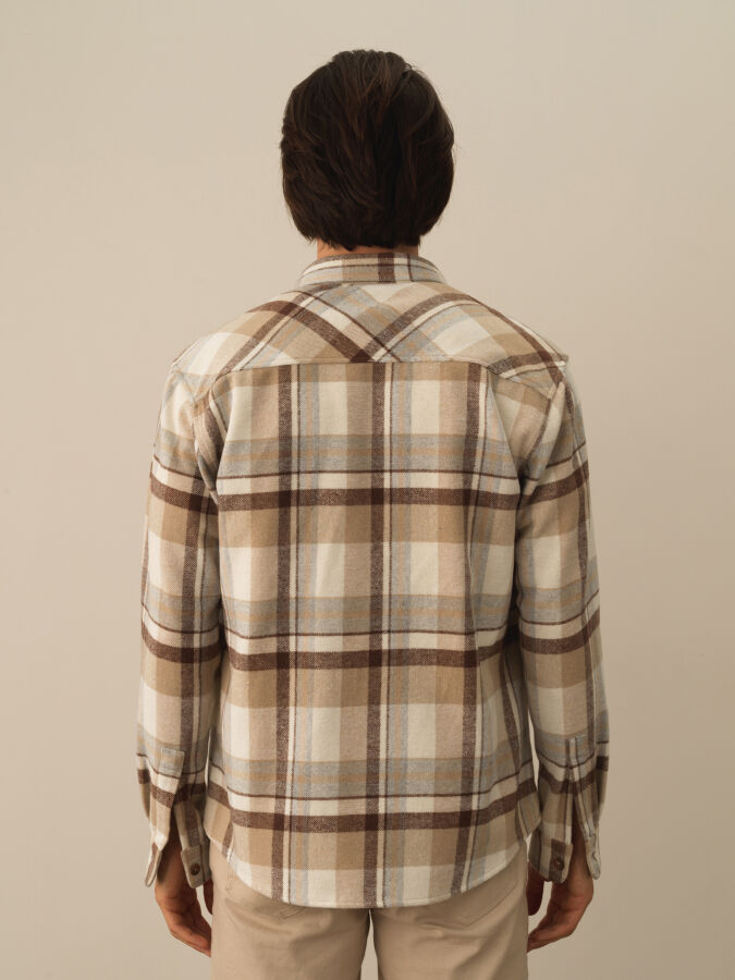 Cotton Regular Fit Checked Shirt - Xint