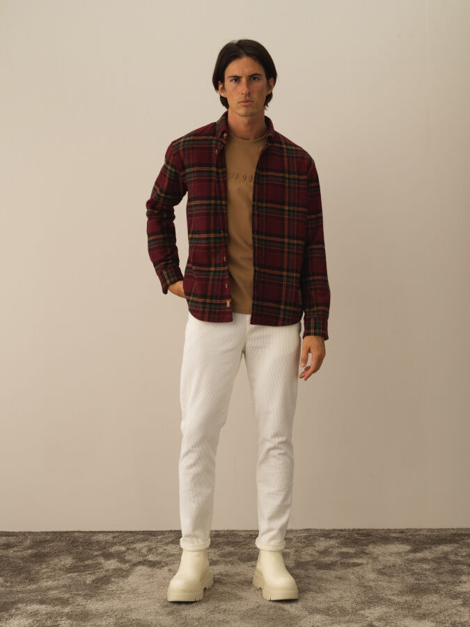 Cotton Regular Fit Checked Shirt - Xint