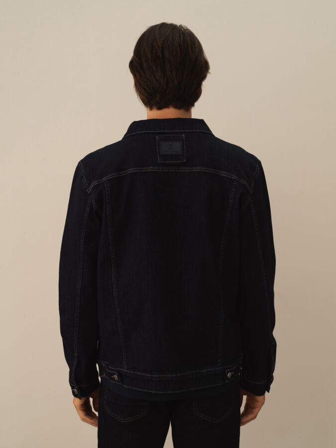 Cotton Regular Fit Denim Jacket - Xint