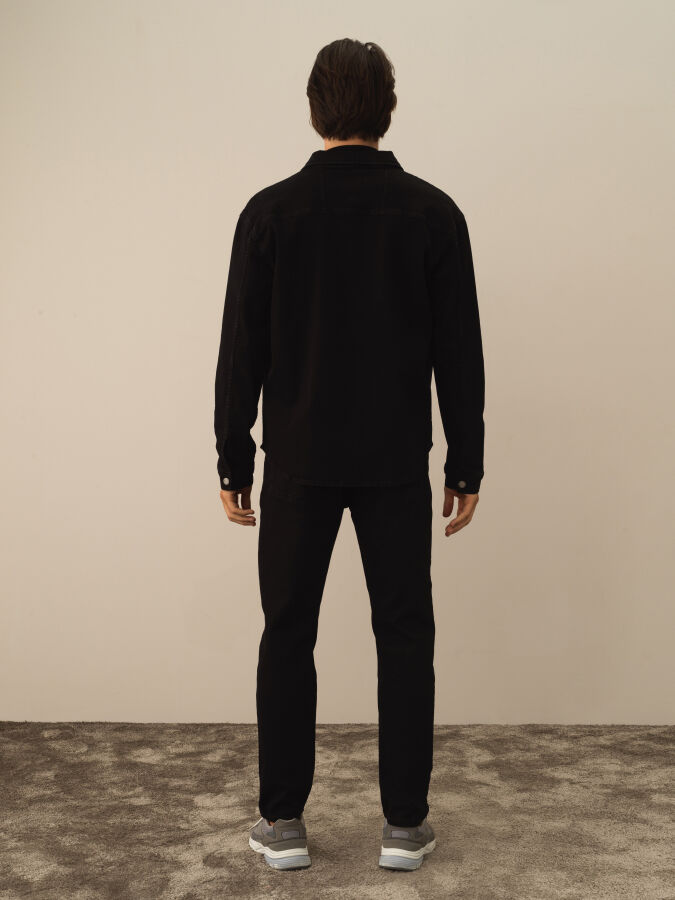 Cotton Regular Fit Denim Shirt - Xint