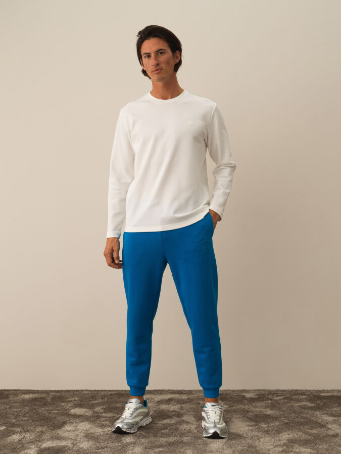 Cotton Regular Fit Embroidered T-Shirt - Xint