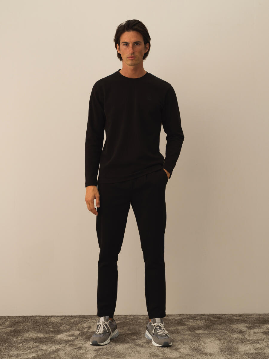 Cotton Regular Fit Embroidered T-Shirt - 2