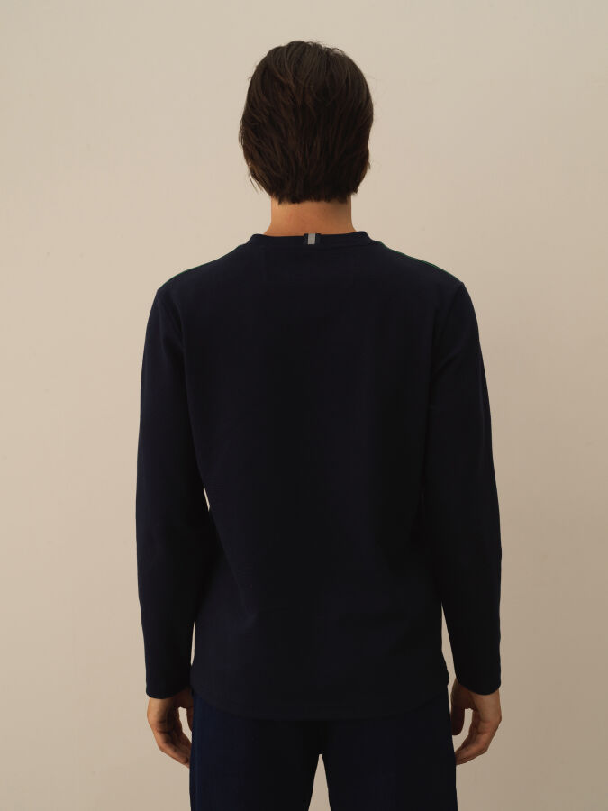 Cotton Regular Fit Embroidered T-Shirt - Xint