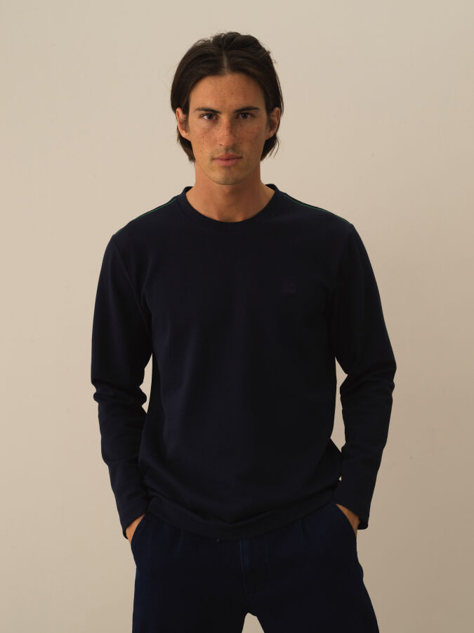 Cotton Regular Fit Embroidered T-Shirt - Xint