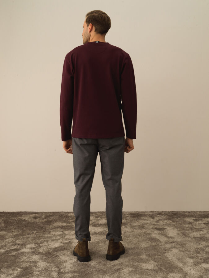 Cotton Regular Fit Embroidered T-Shirt - Xint