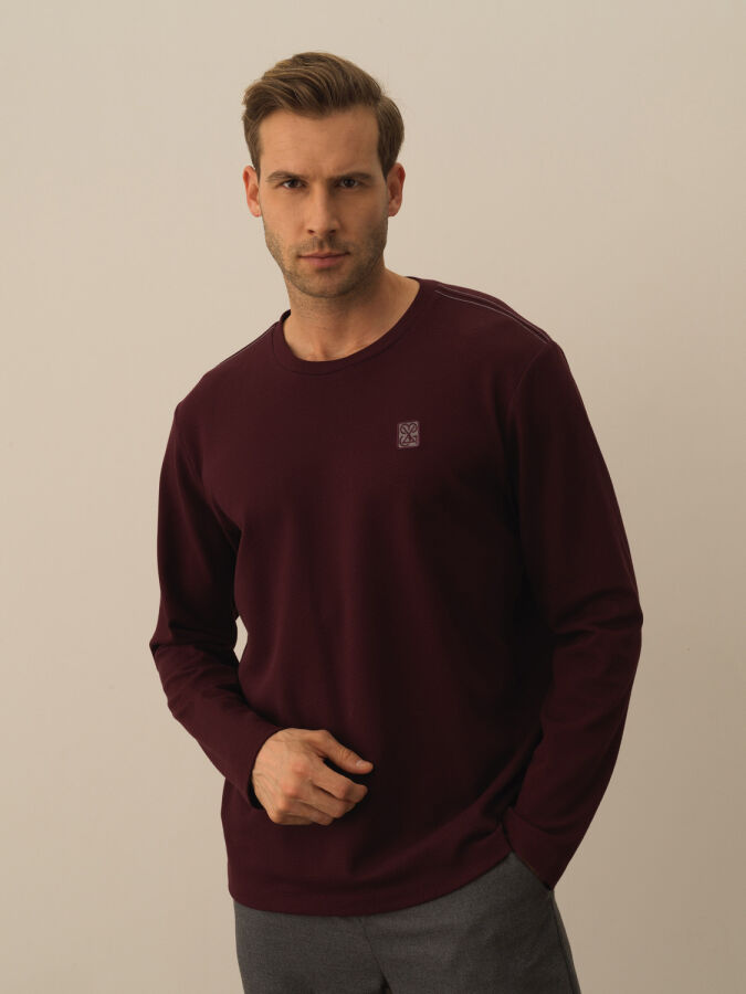 Cotton Regular Fit Embroidered T-Shirt - Xint