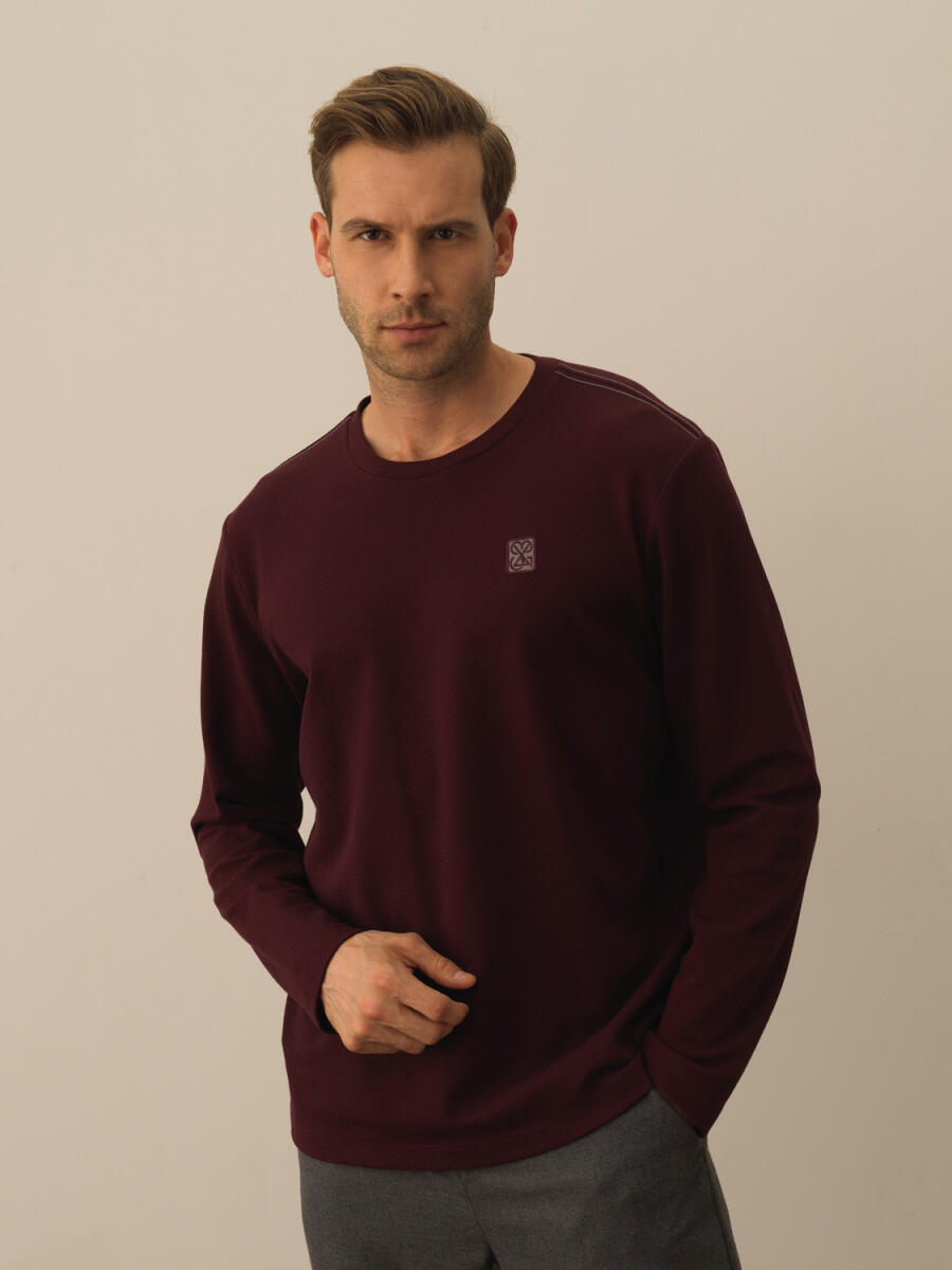 Cotton Regular Fit Embroidered T-Shirt