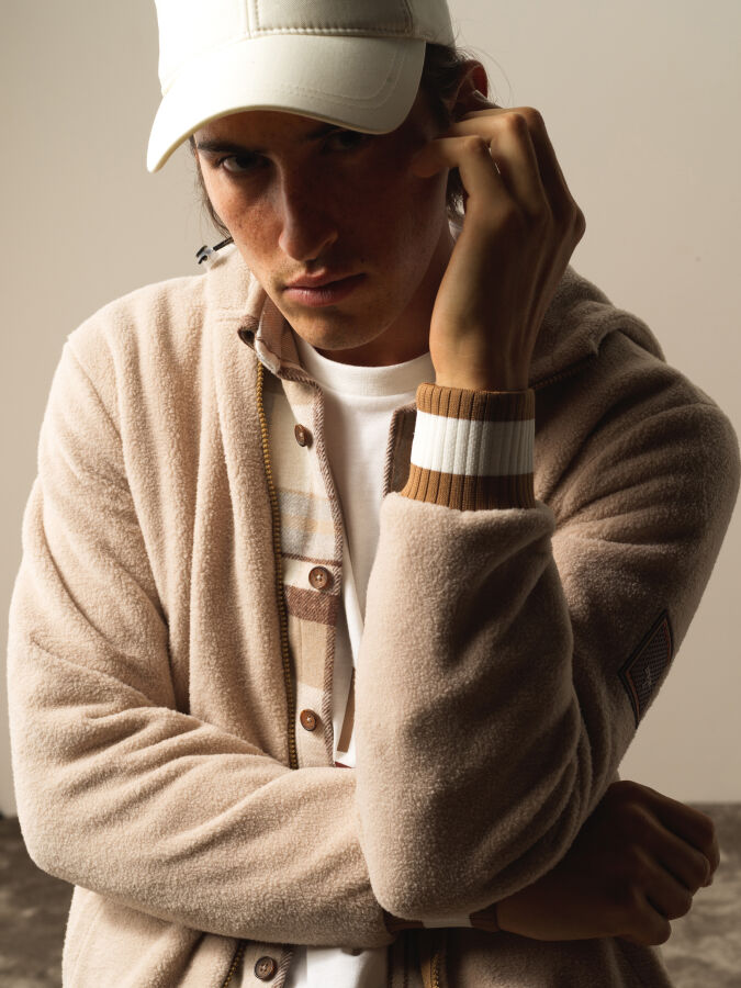 Cotton Regular Fit Hooded Sweat Jacket - Xint