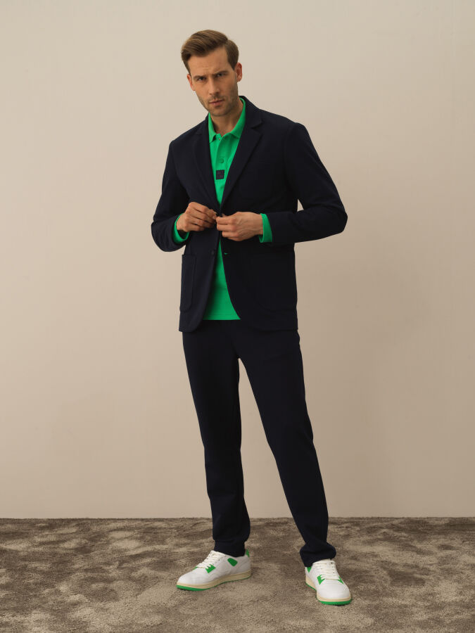 Cotton Regular Fit Jacket - Xint