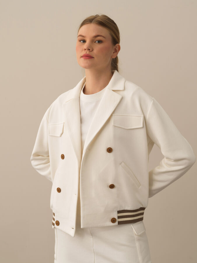 Cotton Regular Fit Jacket - Xint