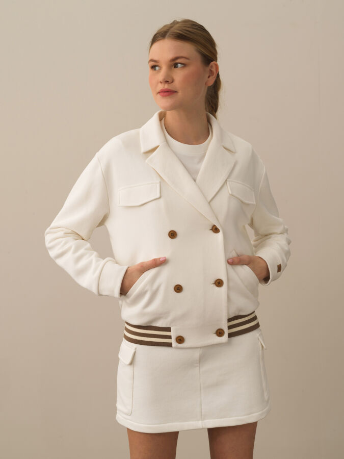 Cotton Regular Fit Jacket - Xint