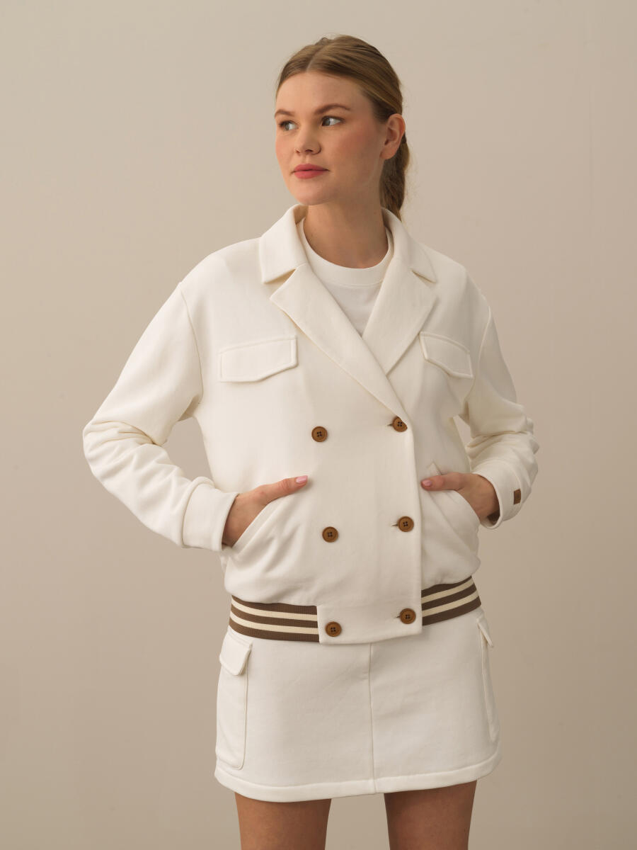 Cotton Regular Fit Jacket - 3