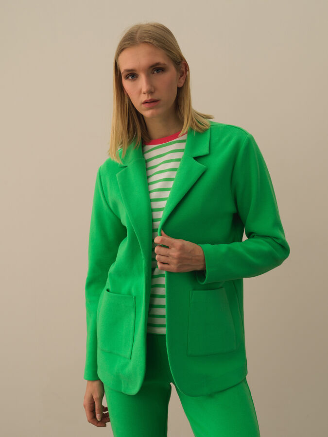 Cotton Regular Fit Jacket - Xint