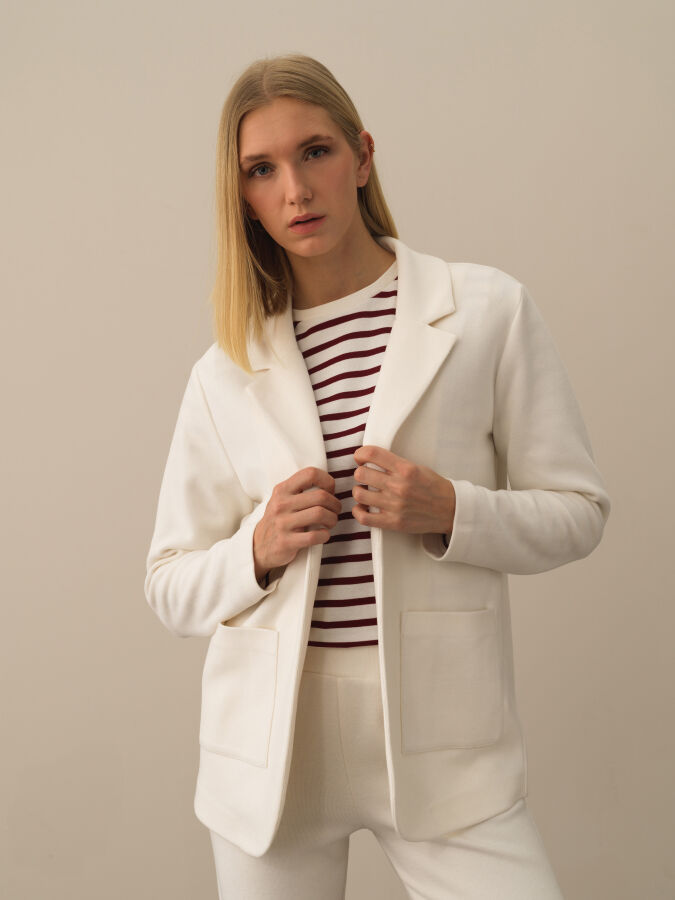 Cotton Regular Fit Jacket - Xint