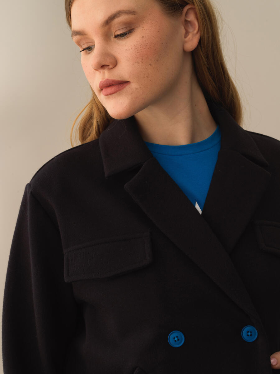 Cotton Regular Fit Jacket - 3