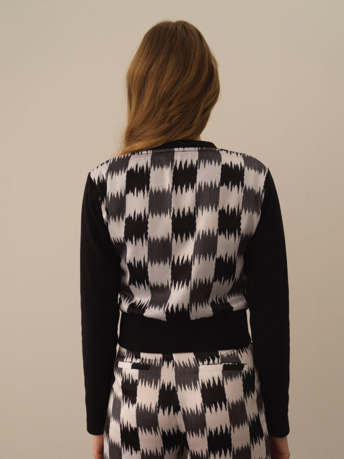 Cotton Regular Fit Patterned Cardigan - Xint