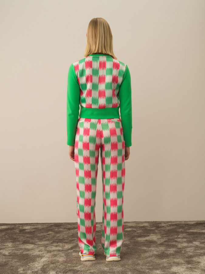 Cotton Regular Fit Patterned Cardigan - Xint