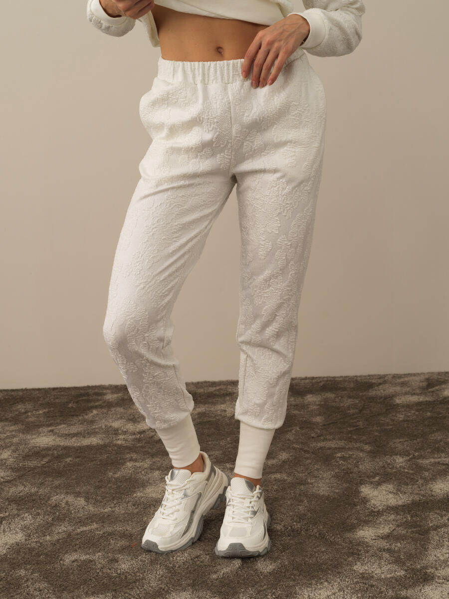 Cotton Regular Fit Patterned Sweat Pants