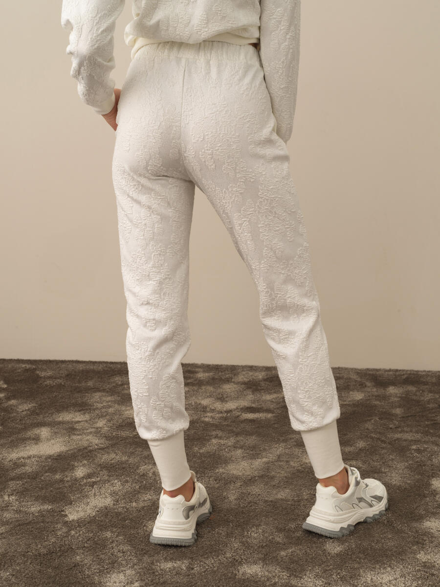 Cotton Regular Fit Patterned Sweat Pants - 6