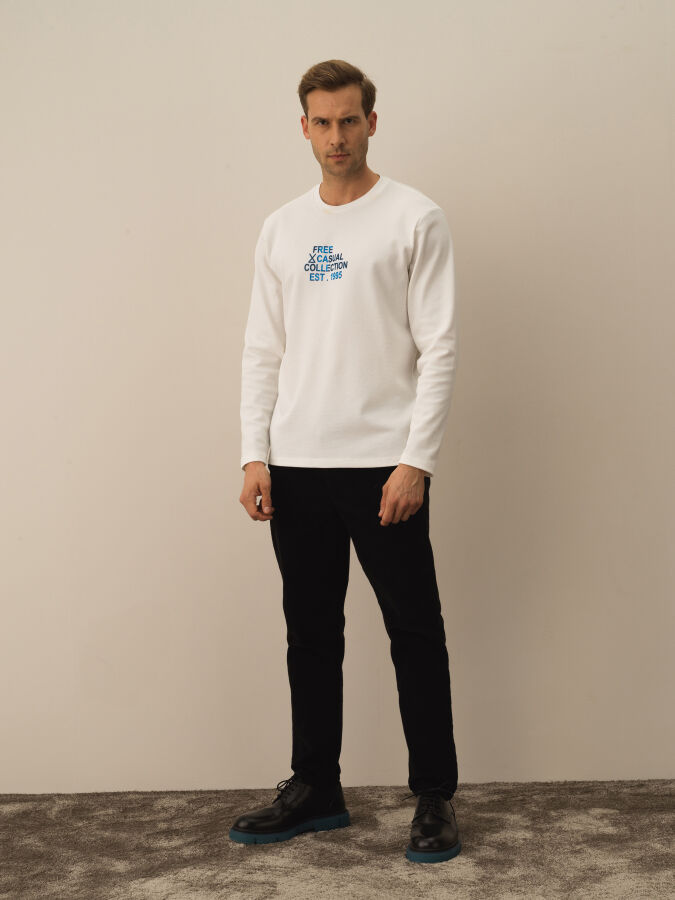 Cotton Regular Fit Printed T-Shirt - Xint