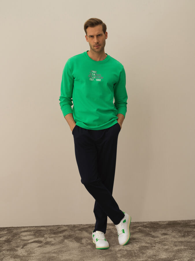 Cotton Regular Fit Printed T-Shirt - Xint