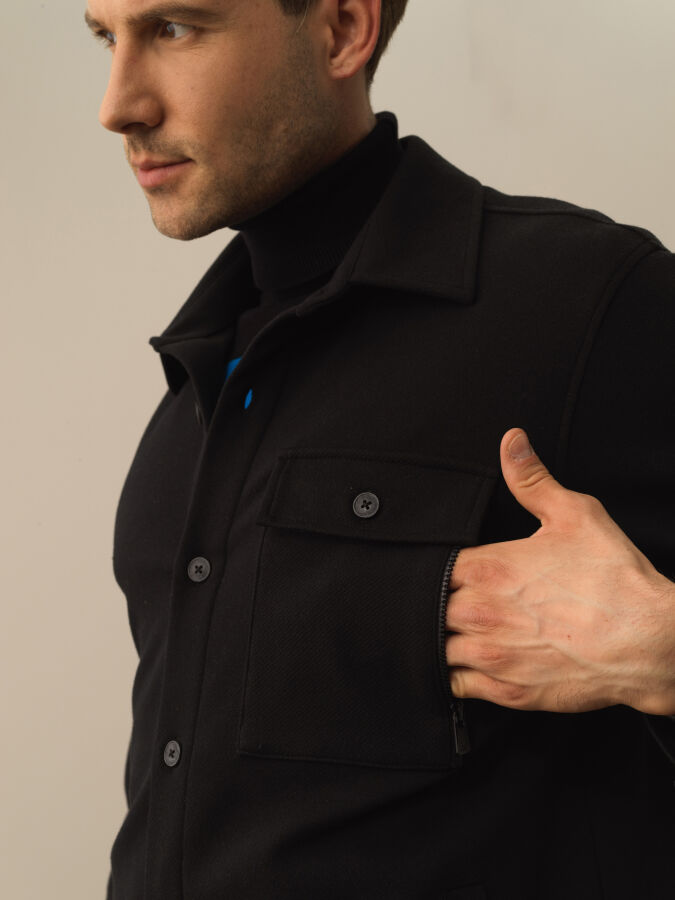 Cotton Regular Fit Shirt Jacket - Xint