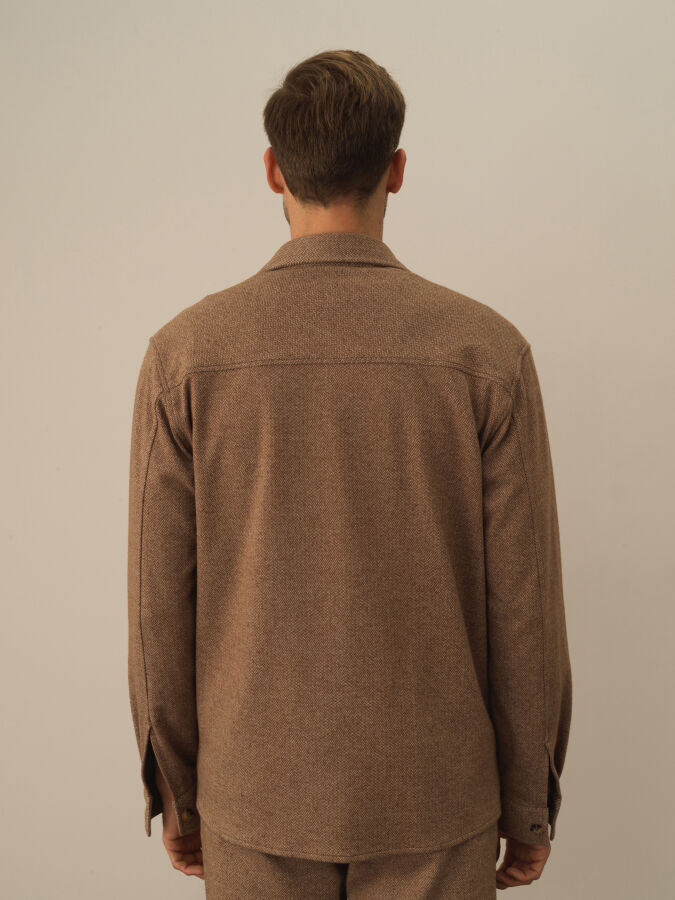 Cotton Regular Fit Shirt Jacket - Xint