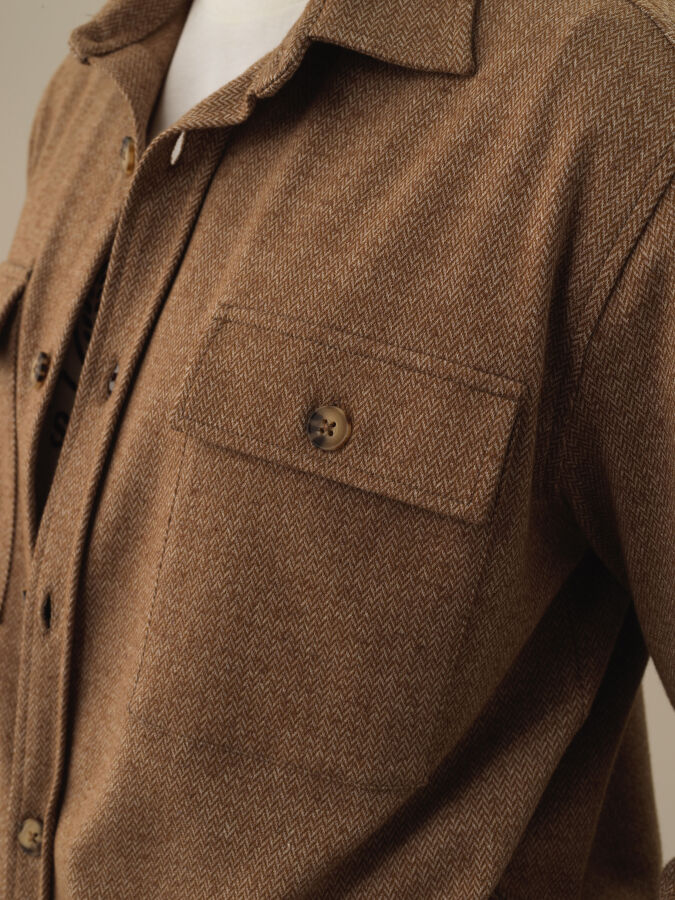 Cotton Regular Fit Shirt Jacket - Xint