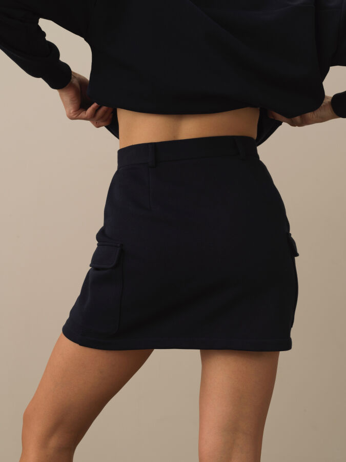 Cotton Regular Fit Skirt - Xint