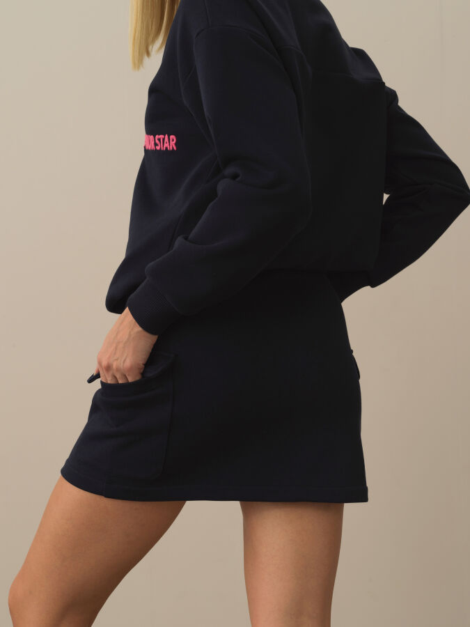 Cotton Regular Fit Skirt - Xint