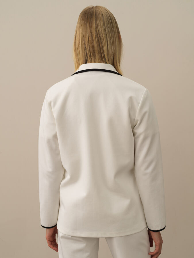 Cotton Regular Fit Sweat Jacket - Xint