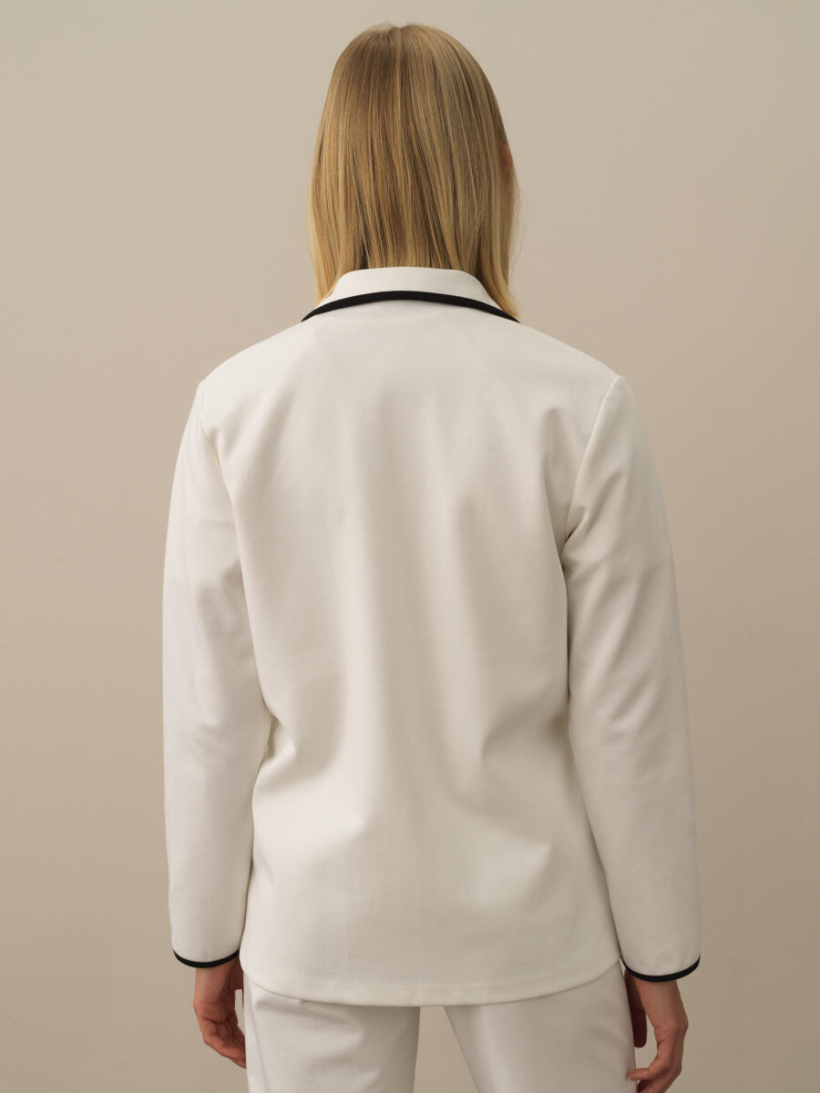 Cotton Regular Fit Sweat Jacket - 5