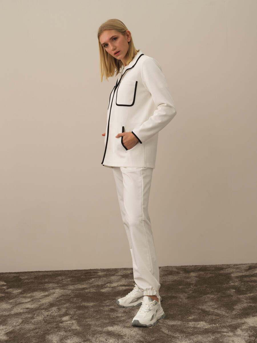 Cotton Regular Fit Sweat Jacket - 4